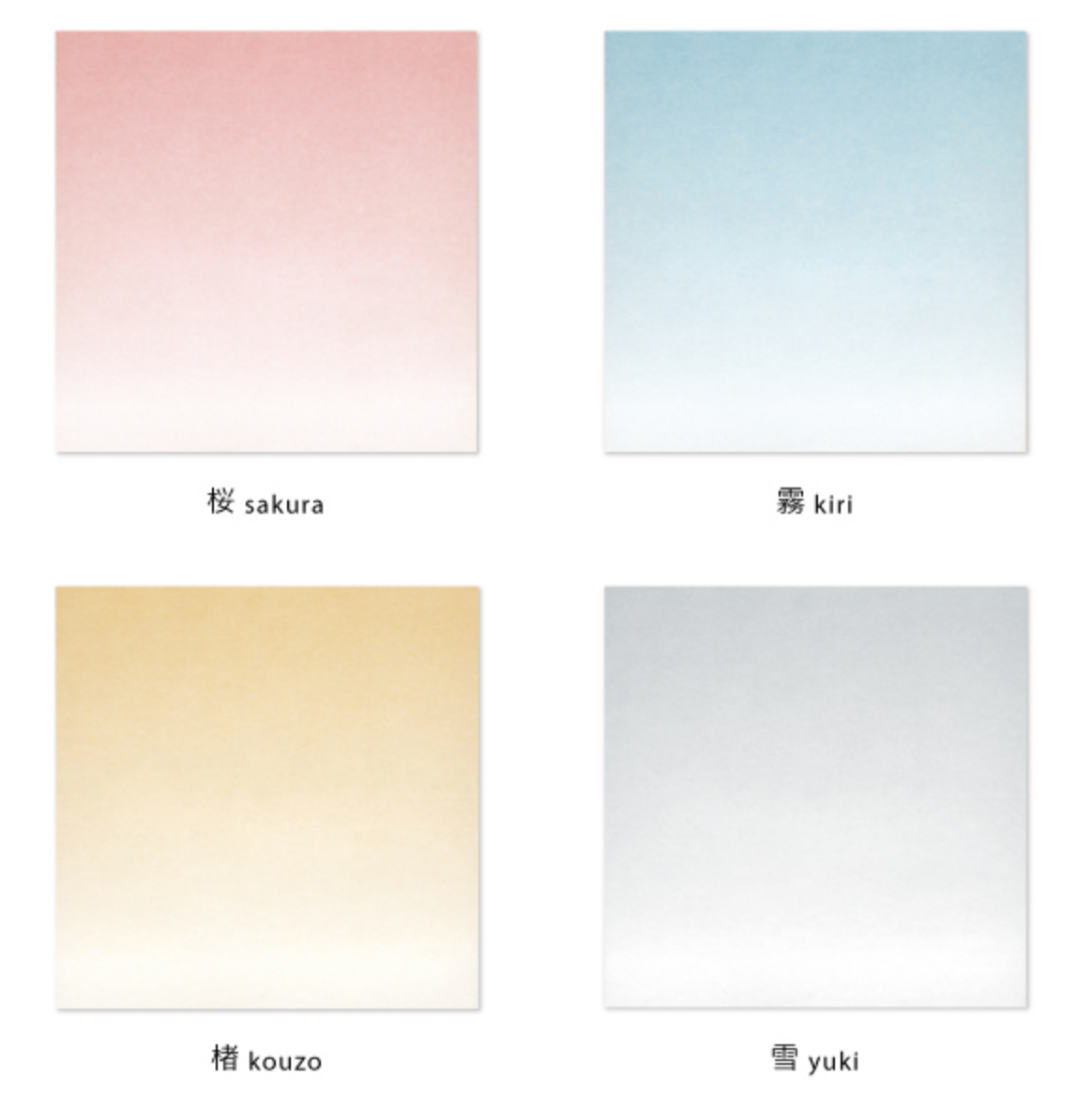 365square Gradation Notepad Yuki - Smidapaper Ikigai Shop
