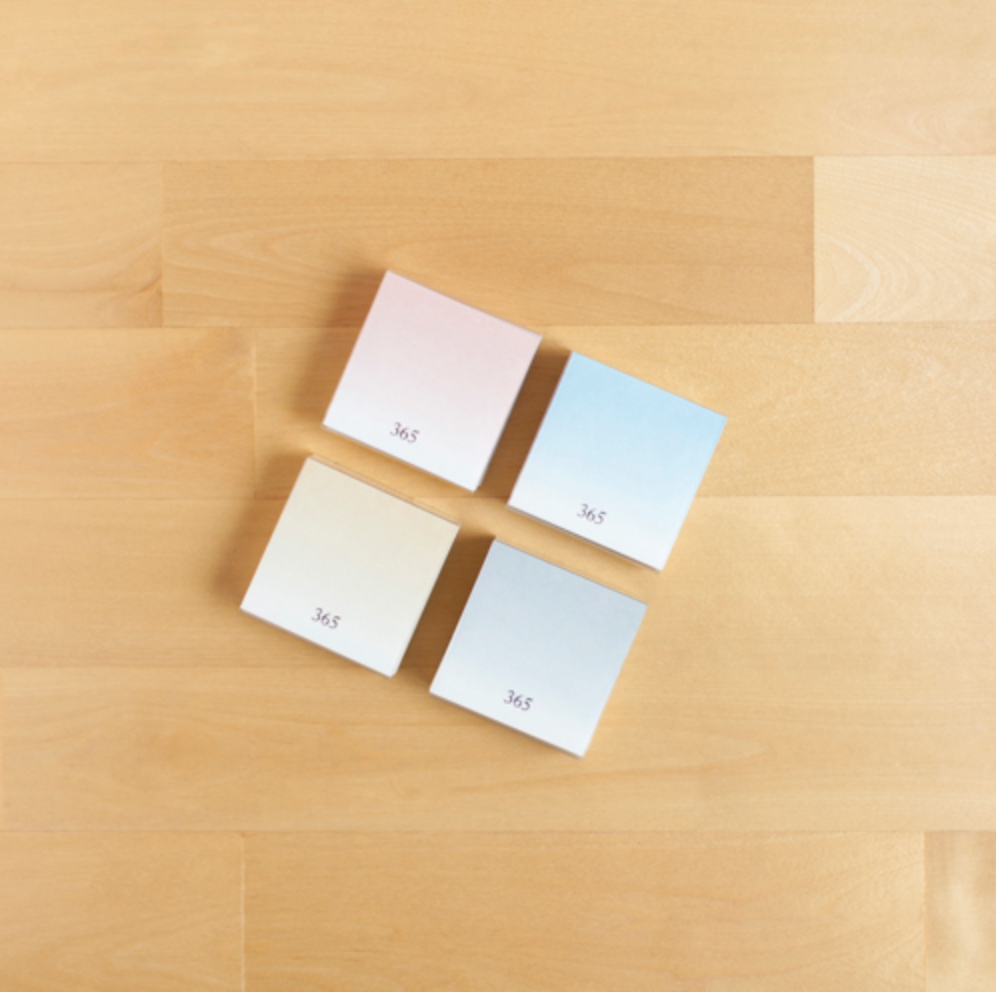365square Gradation Notepad Yuki - Smidapaper Ikigai Shop