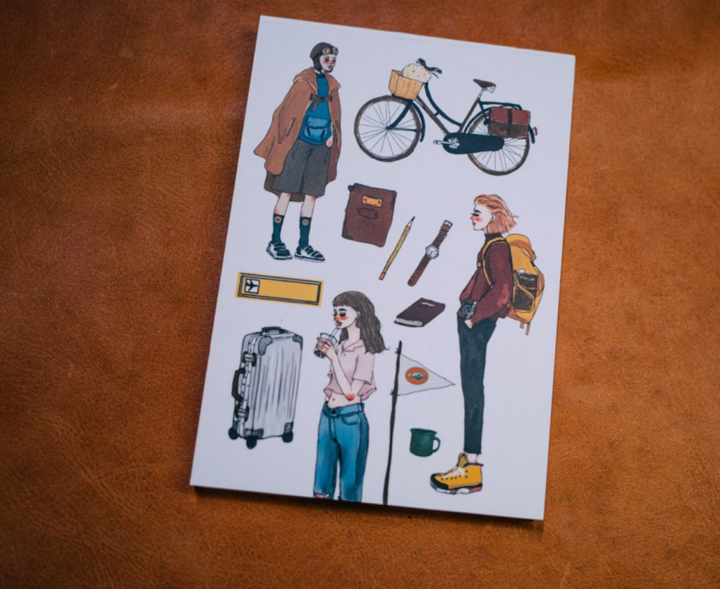 La Dolce Vita Bon Voyage- A Distant Journey Memo Pad - Smidapaper Ikigai Shop