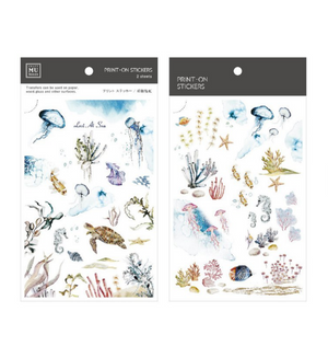 MU Print-On Stickers-098 Lost At Sea - Smidapaper Ikigai Shop