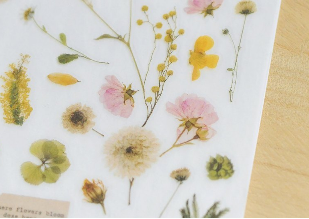 MU Print-On Stickers-103 Where Flowers Bloom - Smidapaper Ikigai Shop