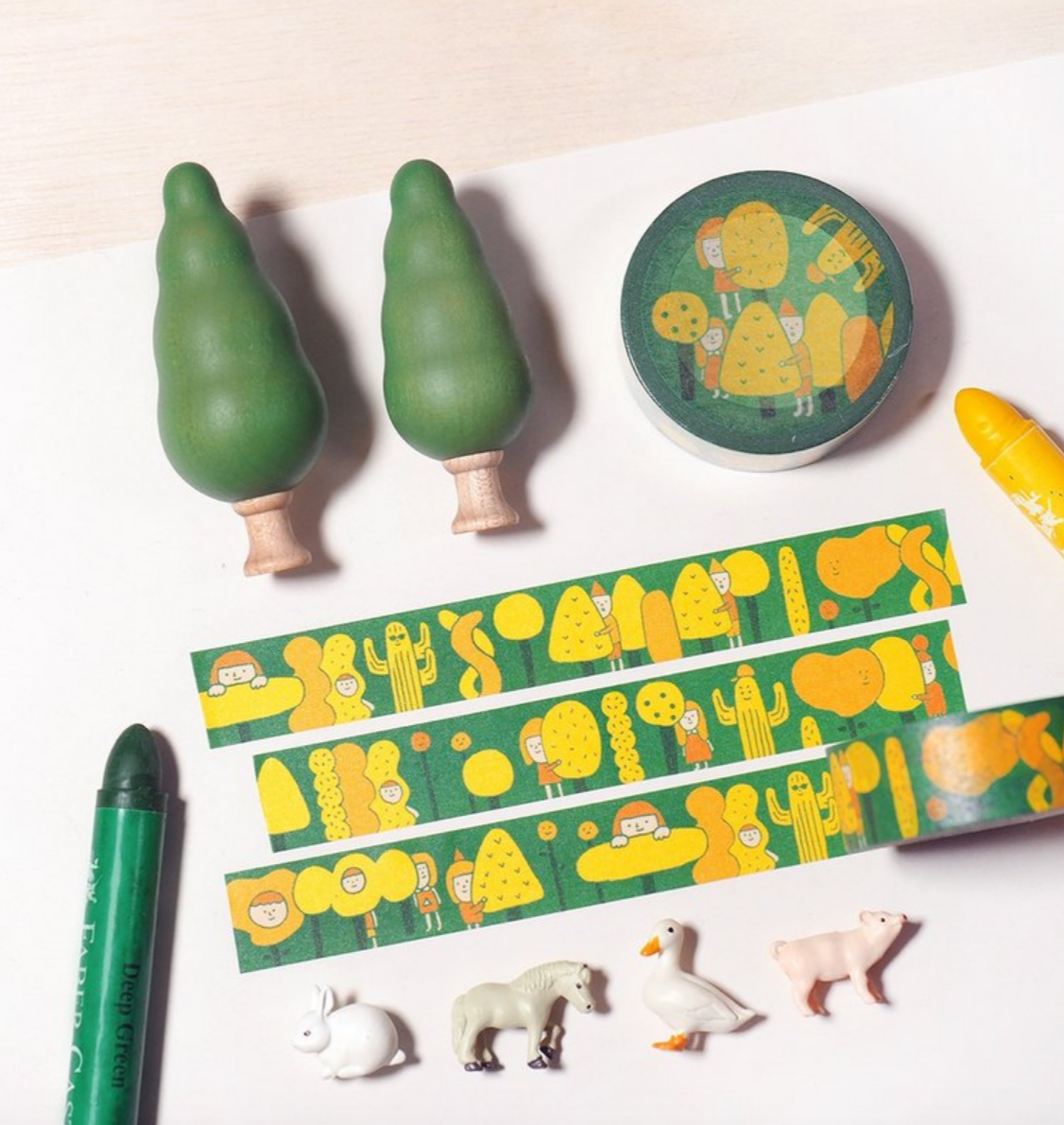 Hide and Seek Washi Tape - Smidapaper Ikigai Shop