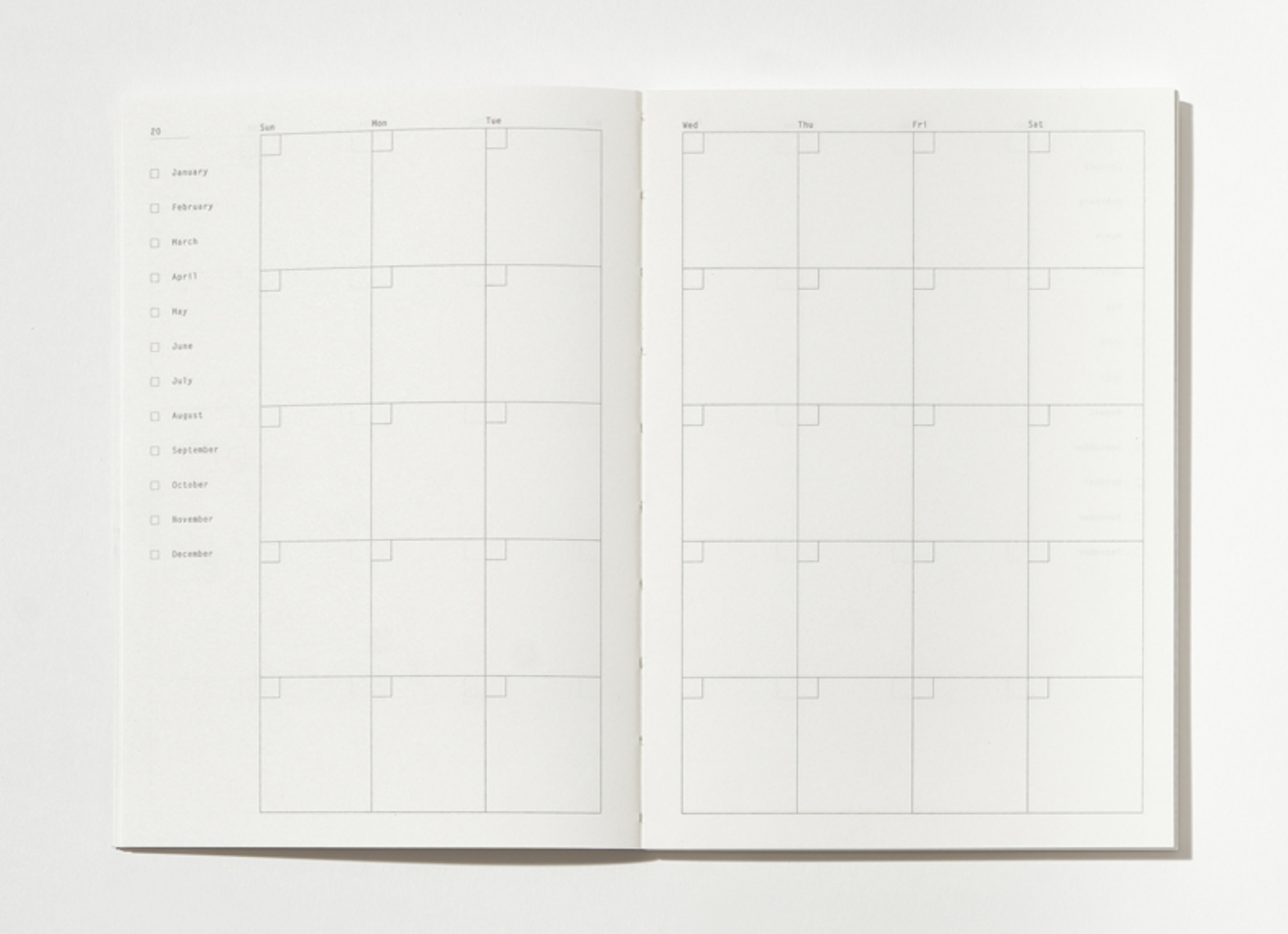Plain Note 302: Free Planner - Smidapaper Ikigai Shop