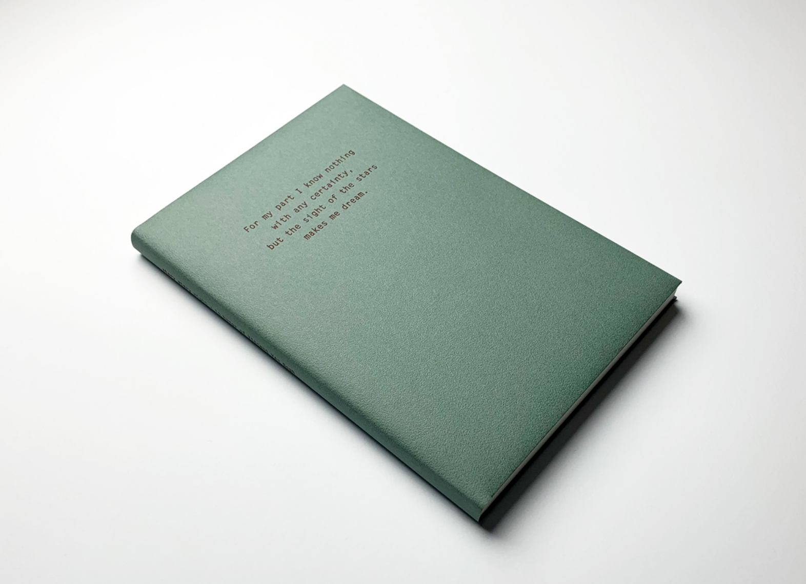 Wrapping Paper Jacket: Turquoise - Smidapaper Ikigai Shop