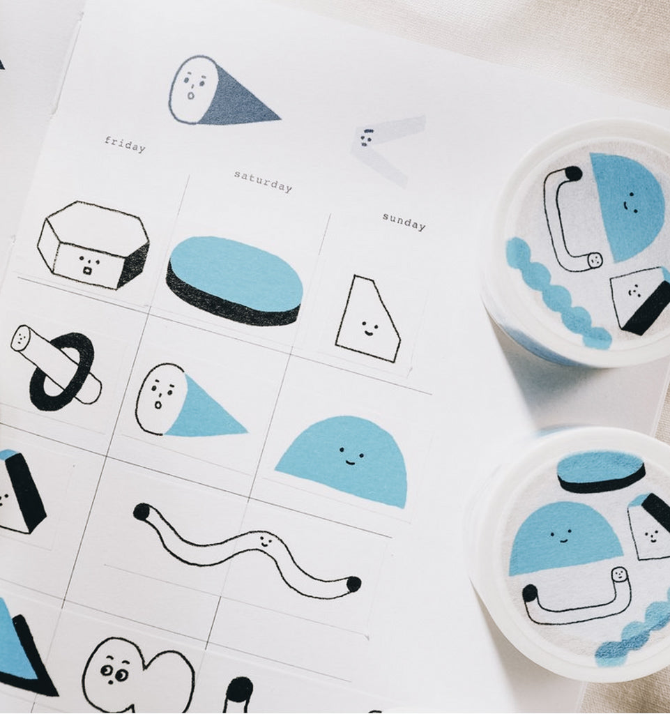 Shape Practice Washi Tape - Smidapaper Ikigai Shop