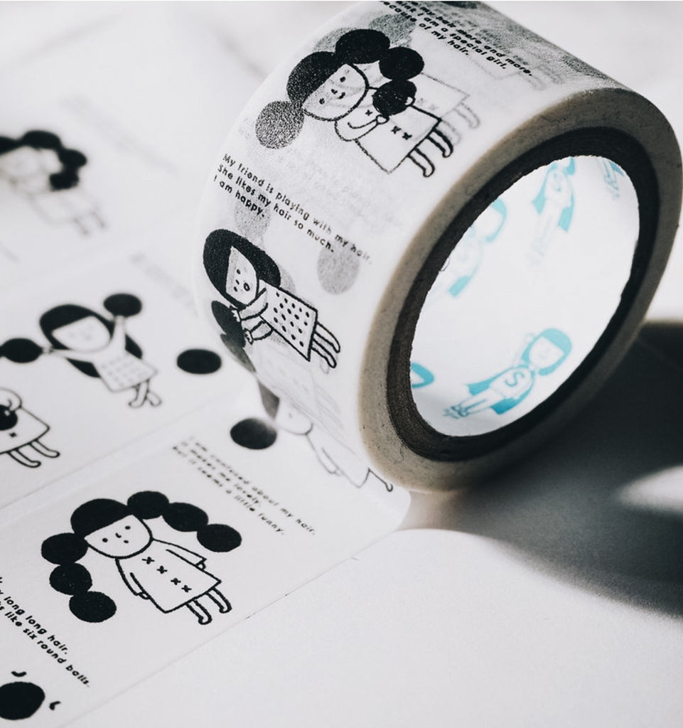 Hair Story Washi Tape - Smidapaper Ikigai Shop