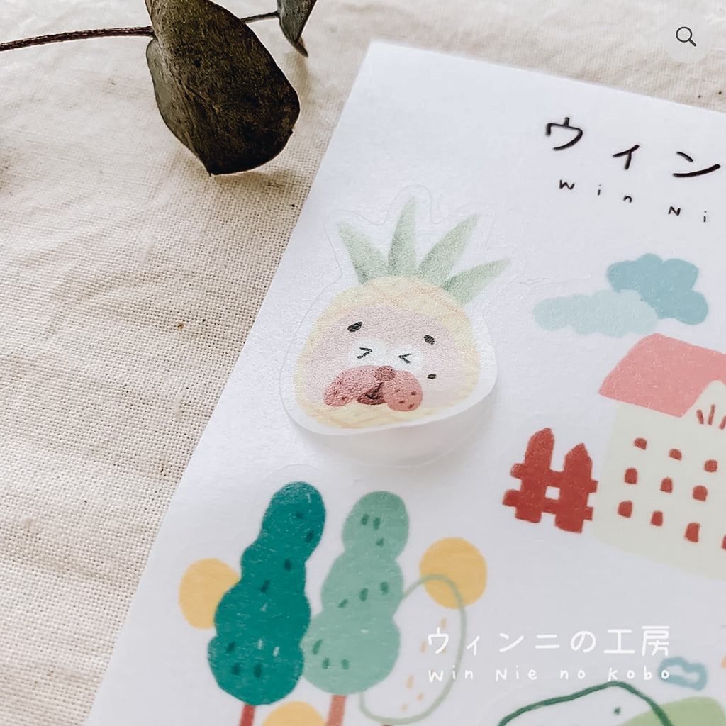 Bubu Sticker Sheets (Set of 2) - Smidapaper Ikigai Shop