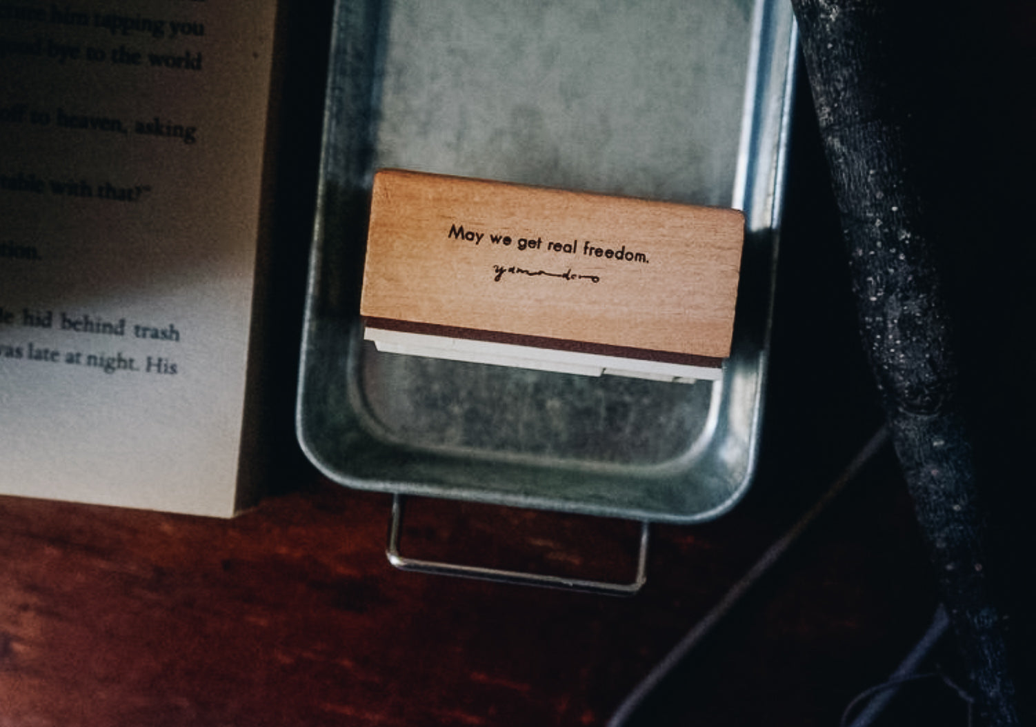 Yamadoro May We Get Real Freedom Rubber Stamp - Smidapaper Ikigai Shop