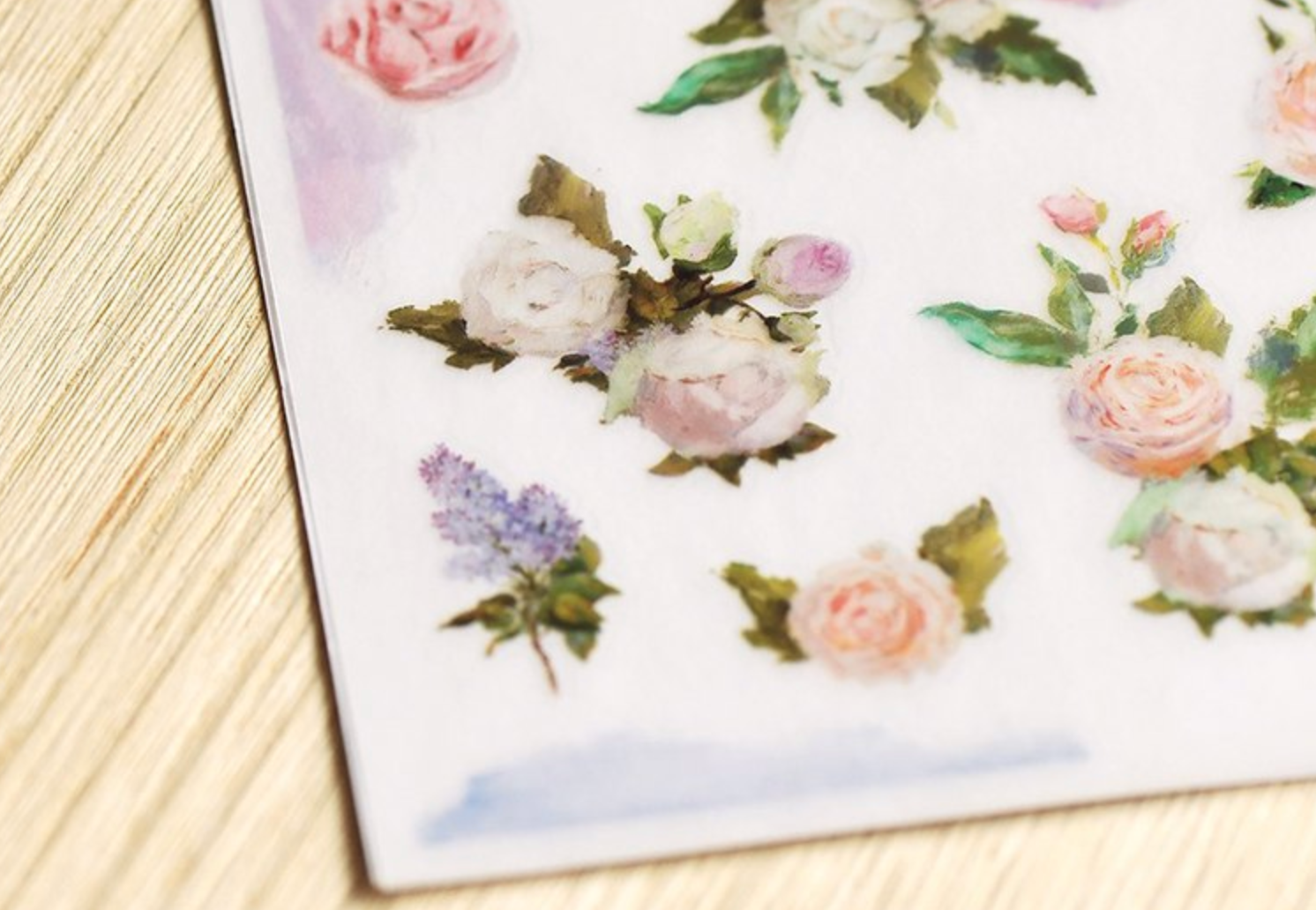MU Print-On Stickers-108 Flower and the Bee - Smidapaper Ikigai Shop