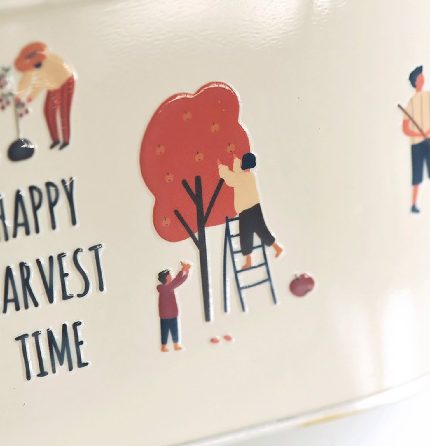 MU Crystal Rub-On Sticker 014 Happy Harvest Time - Smidapaper Ikigai Shop