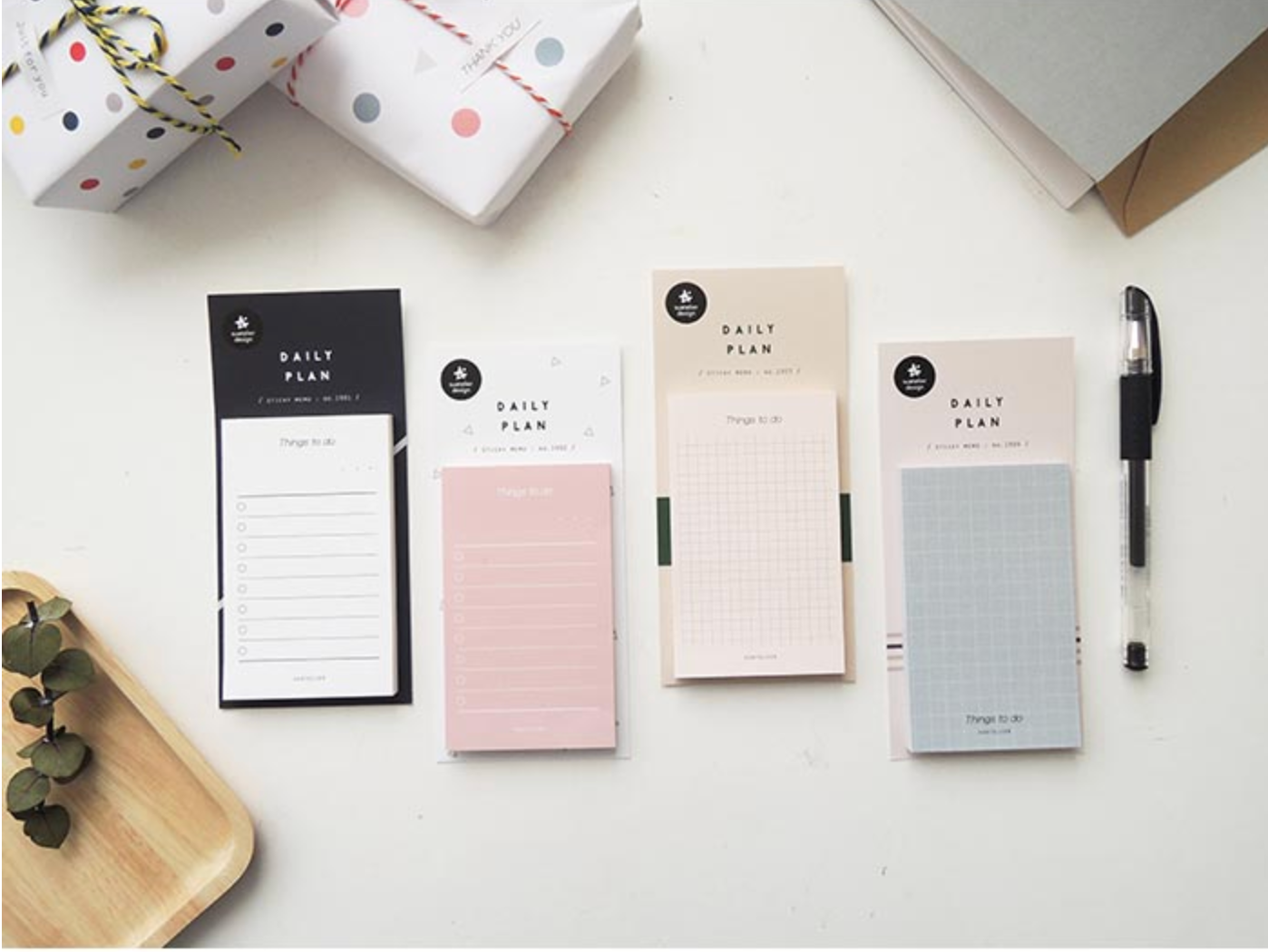 Suatelier Daily Plan Sticky Notes 04 - Smidapaper Ikigai Shop