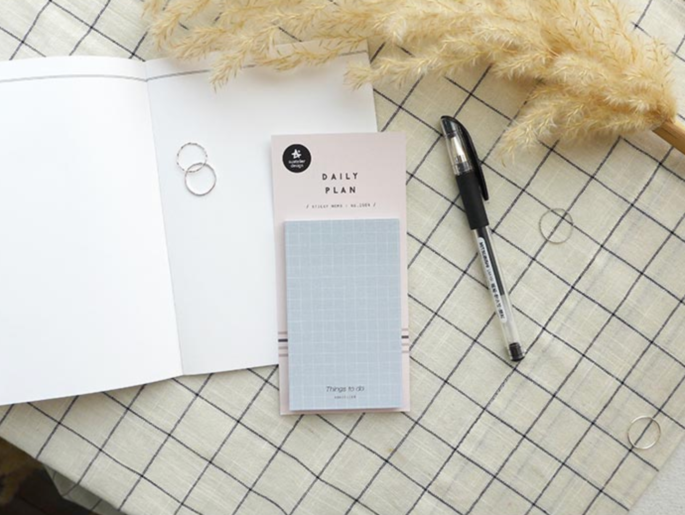 Suatelier Daily Plan Sticky Notes 04 - Smidapaper Ikigai Shop