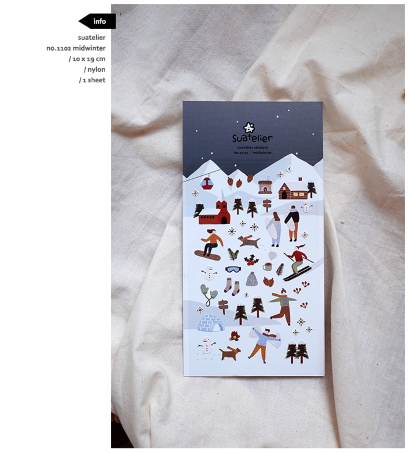Suatelier - Stickers - Midwinter - Smidapaper Ikigai Shop