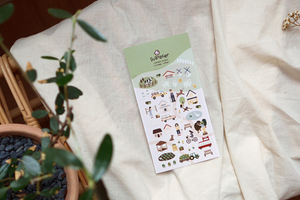Suatelier - Stickers - Village - Smidapaper Ikigai Shop