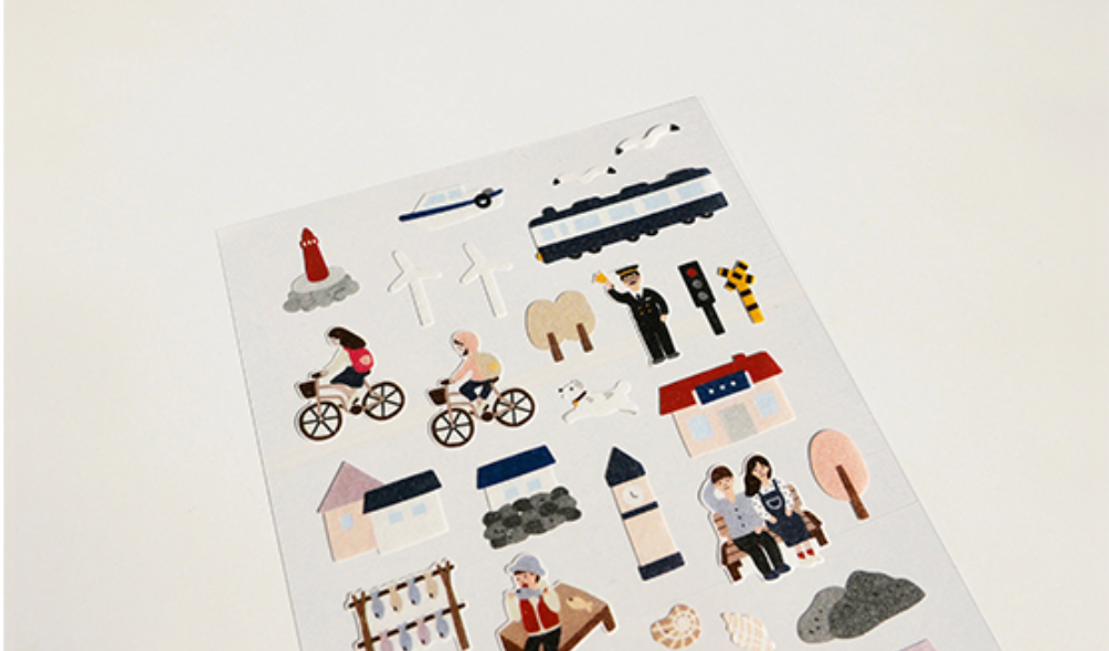 Suatelier - Stickers - Ocean Village - Smidapaper Ikigai Shop
