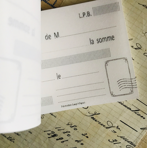 Lamp x Paperi Vintage-style Notepad -Reçu receipt - Smidapaper Ikigai Shop