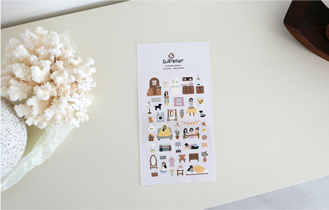 Suatelier - Stickers - vlog_home - Smidapaper Ikigai Shop