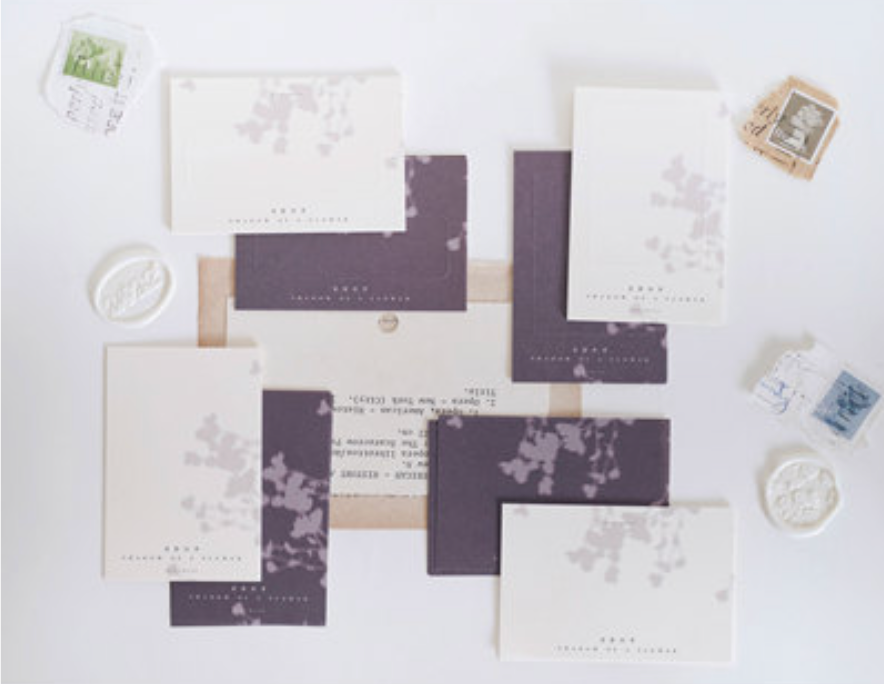 Heeymiao Shadow of a Flower Notepaper (4 designs)