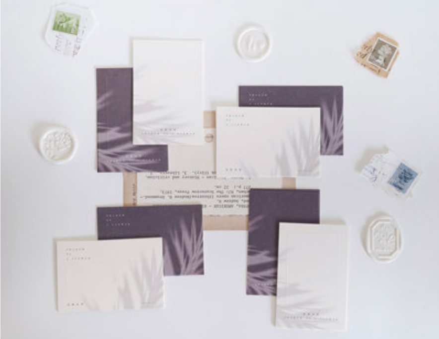 Heeymiao Shadow of a Flower Notepaper (4 designs)