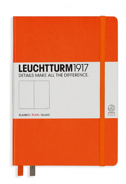 Leuchtturm1917 - A5 Medium Blank Notebook (multiple colours available) - Smidapaper Ikigai Shop