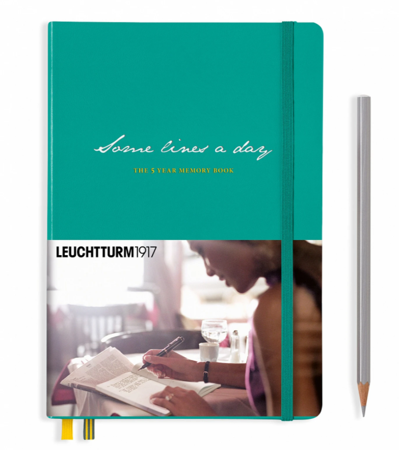Leuchtturm1917 - A5 Some Lines A Day (5 Year Memory Notebook) - Smidapaper Ikigai Shop