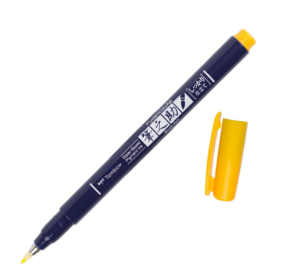 Tombow Fudenosuke Hard Tip Brush Pen - Smidapaper Ikigai Shop