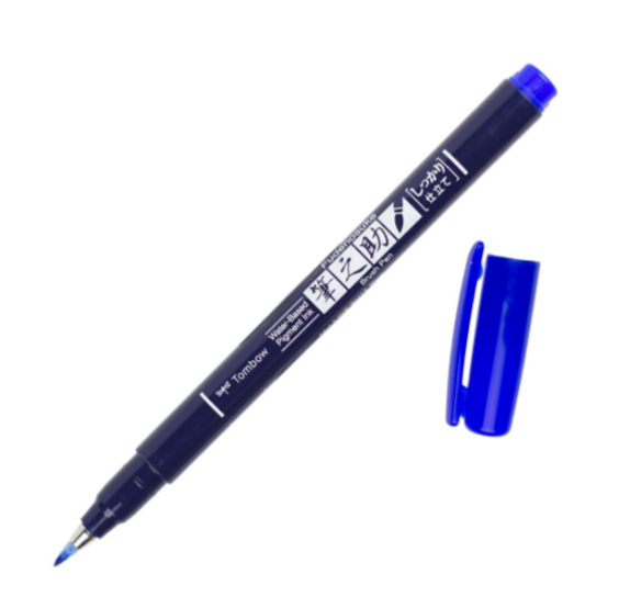 Tombow Fudenosuke Hard Tip Brush Pen - Smidapaper Ikigai Shop