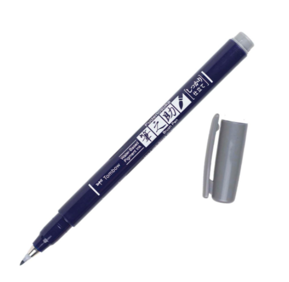 Tombow Fudenosuke Hard Tip Brush Pen - Smidapaper Ikigai Shop