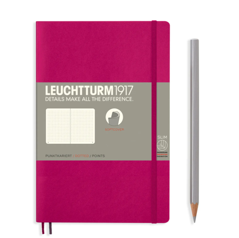 Leuchtturm1917 - B6+ Paperback Softcover Dotted Notebook (multiple colours available) - Smidapaper Ikigai Shop