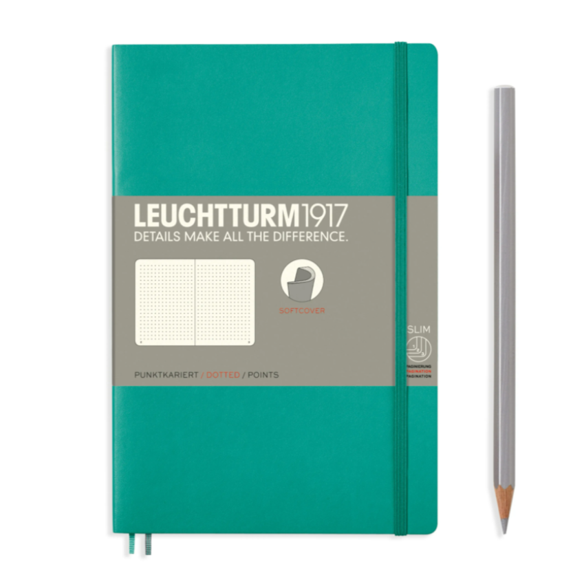 Leuchtturm1917 - B6+ Paperback Softcover Dotted Notebook (multiple colours available) - Smidapaper Ikigai Shop