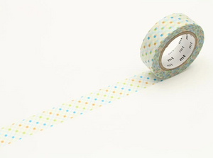 MT Washi Tape - Hasen Dot Green MT01D338 - Smidapaper Ikigai Shop