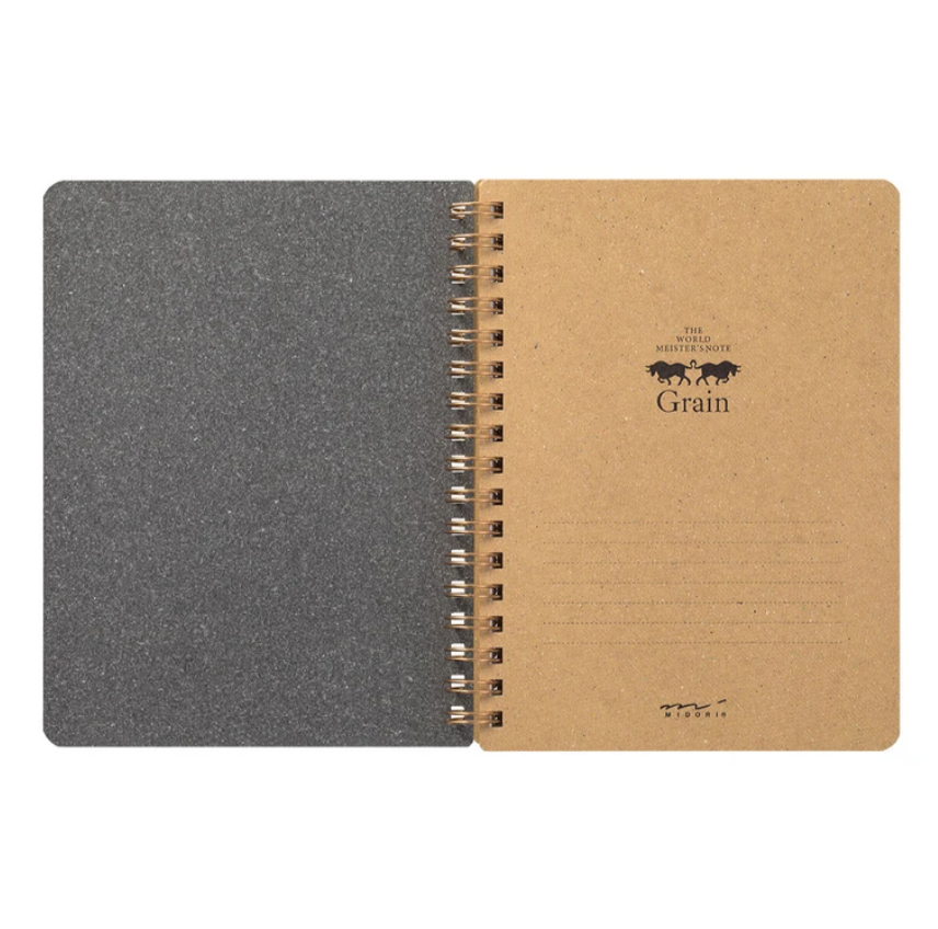 MD Ring B6 Notebook Grain - Smidapaper Ikigai Shop