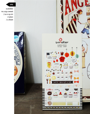 Suatelier - Stickers - Sweet - Smidapaper Ikigai Shop