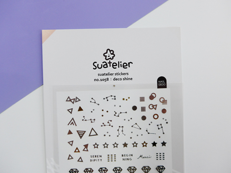 Suatelier - Stickers - Deco Shine - Smidapaper Ikigai Shop