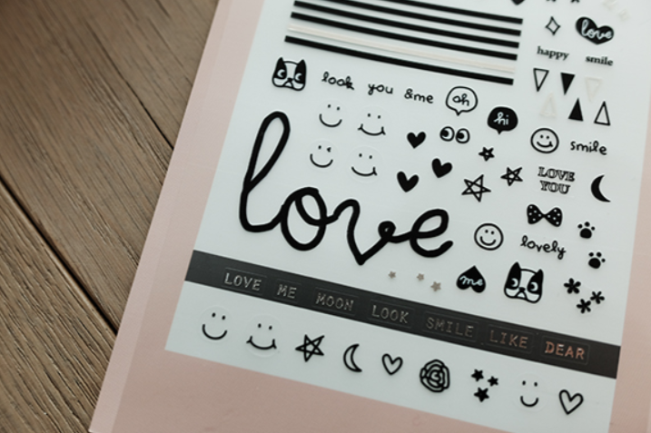 Suatelier - Stickers - Deco Love - Smidapaper Ikigai Shop