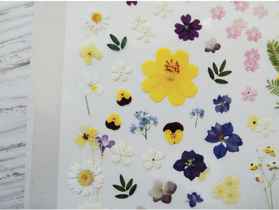 Suatelier - Stickers - Deco Flower - Smidapaper Ikigai Shop