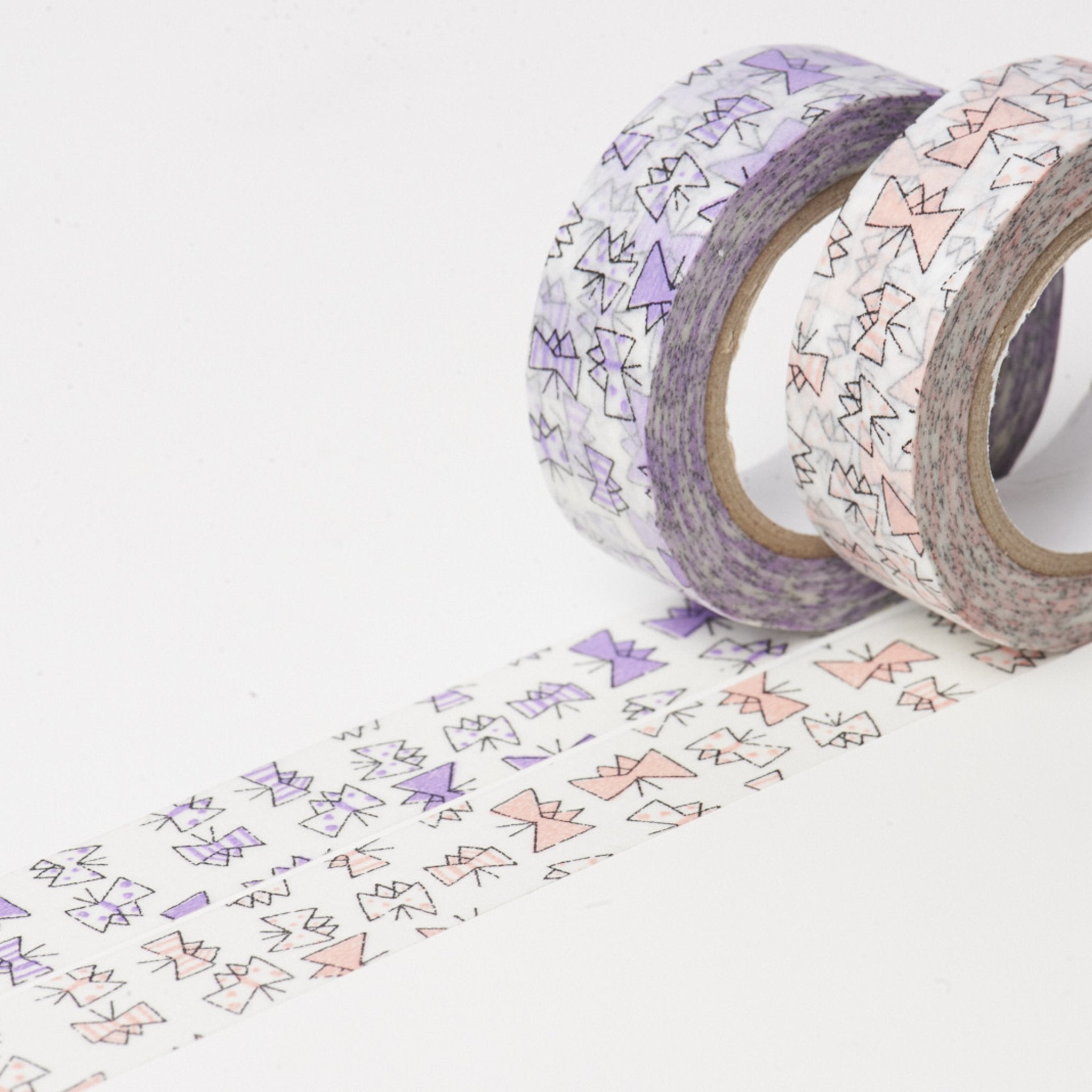 Classiky Butterfly Pink Washi Tape (15mm x 10m) - Smidapaper Ikigai Shop