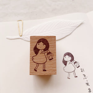 msbulat Slow Down: Take Time To Find You Rubber Stamp - Smidapaper Ikigai Shop