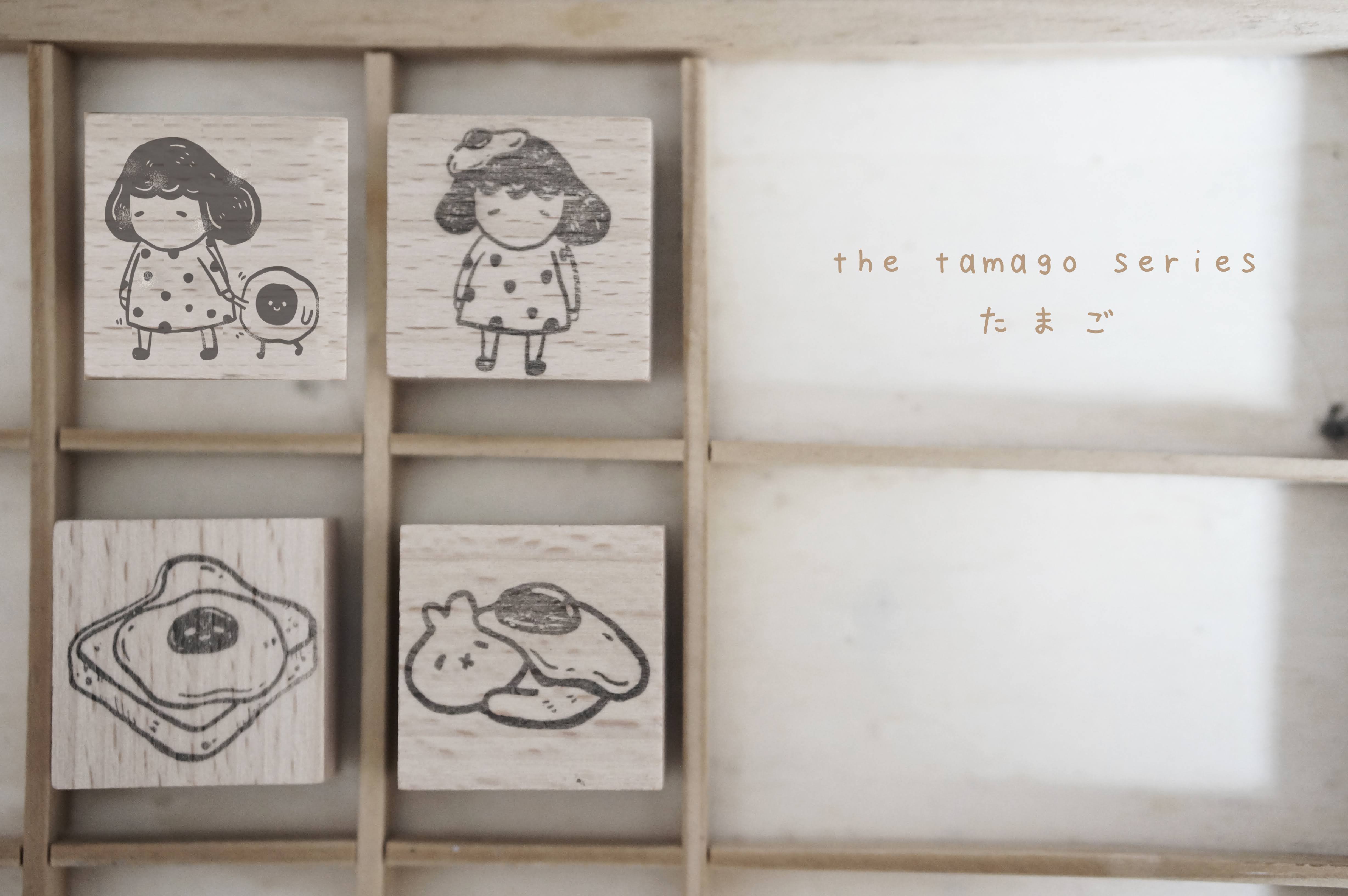 Kami Kami- Tamago: Toast Rubber Stamp - Smidapaper Ikigai Shop