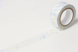 Classiky Starlit Blue Washi Tape (18mm x 10m) - Smidapaper Ikigai Shop