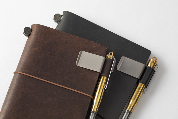 Traveler's Notebook Pen Holder - Medium - Black - Smidapaper Ikigai Shop