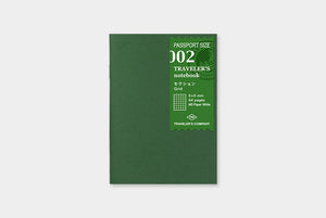 Traveler's Notebook Refill - Passport Size - 002 Grid - Smidapaper Ikigai Shop