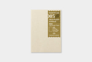 Traveler's Notebook Refill - Passport Size - 005 Lightweight Paper - Smidapaper Ikigai Shop