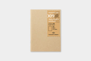 Traveler's Notebook Refill - Passport Size - 009 Kraft Paper - Smidapaper Ikigai Shop