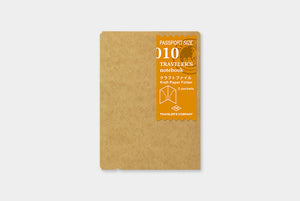 Traveler's Notebook Refill - Passport Size - 010 Kraft Paper Folder - Smidapaper Ikigai Shop