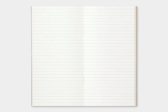Traveler's Notebook Refill - Regular Size - 001 Lined Notebook - Smidapaper Ikigai Shop