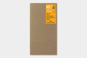 Traveler's Notebook Refill - Regular Size - 002 Grid Notebook - Smidapaper Ikigai Shop