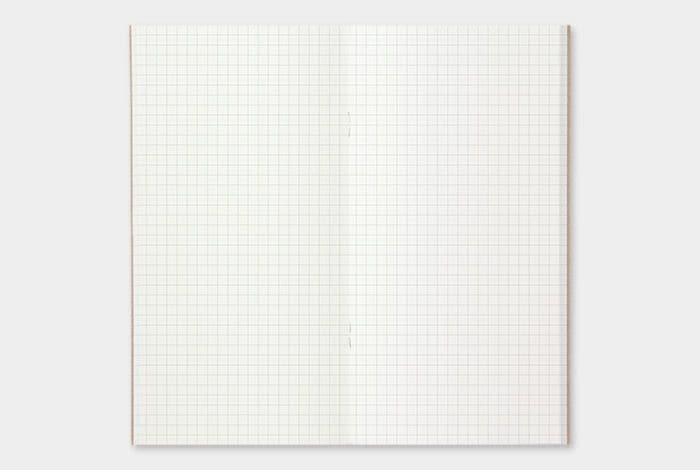 Traveler's Notebook Refill - Regular Size - 002 Grid Notebook - Smidapaper Ikigai Shop
