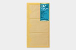 Traveler's Notebook Refill - Regular Size - 007 Card File - Smidapaper Ikigai Shop