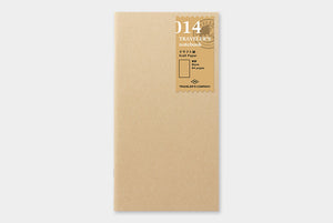 Traveler's Notebook Refill - Regular Size - 014 Kraft Paper - Smidapaper Ikigai Shop